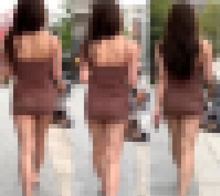 音あり高画質 爆乳美人のタイトミニがずり上がって下尻が サンプル画像3