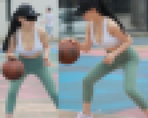 【高画質】バスケで揺れまくりの巨乳とピタ尻 サンプル画像3