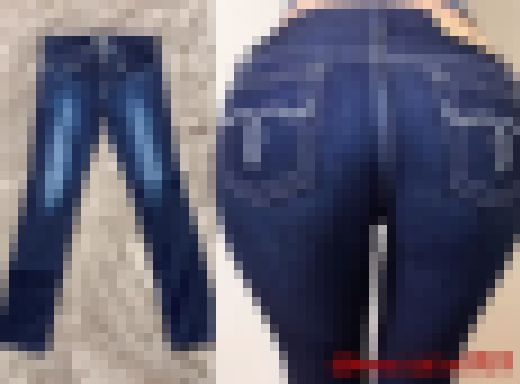 【美モデル 動画】マウジーデニム尻🩷チンポギンギンに勃起させるジーンズでエロ尻つきだし🩷　サンプル画像2