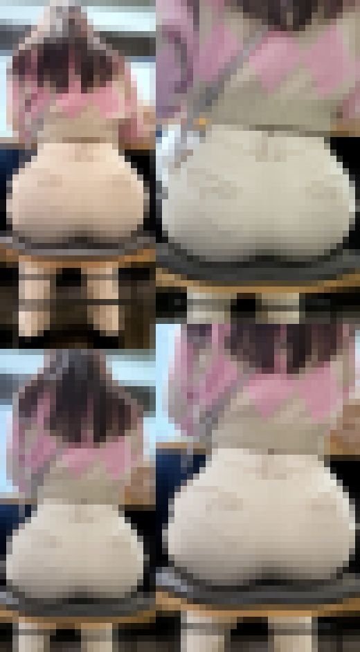 ピチピチピタパンヒップ225_ムチムチ突き出し尻をローアングルからじっくりと!!極エロ巨尻のお姉様♪ サンプル画像2
