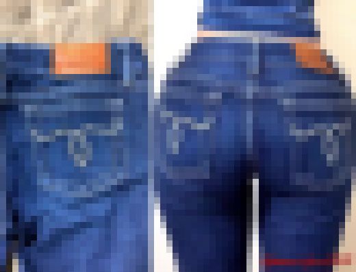 【美☆モデル】ぴちぴち濃紺マウジーデニム尻❤️ガチガチに勃起させるジーンズ尻！　サンプル画像2
