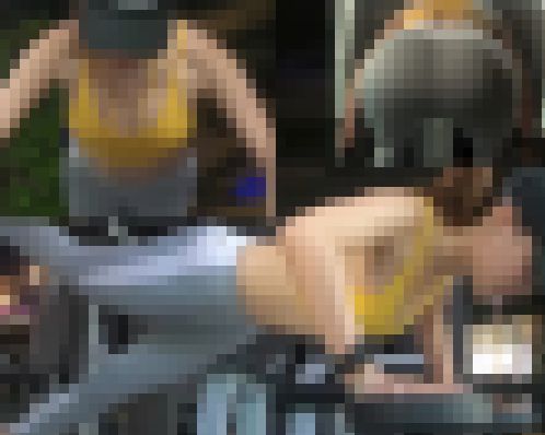 【音あり高画質】Vol2 ジムで巨乳が暴れる美尻美人　サンプル画像2