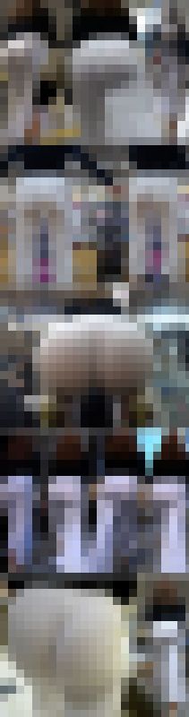 【超高画質】《本編》ケツ肉ヤバすぎ！すっ裸同然の白フレアパンツでデカ尻をブリンブリン揺らし♂の視線を独占する美人妻♪　サンプル画像2