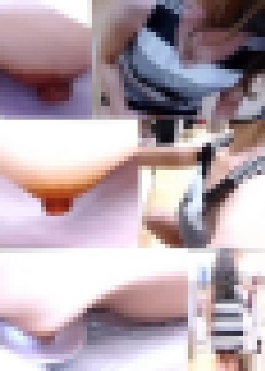 表参道SS級の美人スタッフさん★生乳チ◯ビ左右全見え□神動画公開　サンプル画像3