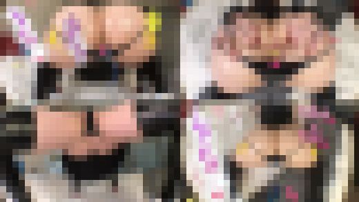 ♡ローレグエナメル黒セーラー戦士♡ローター3本inアナル×放屁♡ サンプル画像2