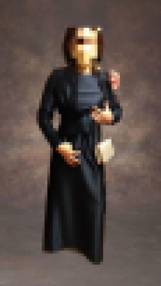 【女装】花嫁の母親に成りきりマザードレスを着用して個室で密かにオナニー　サンプル画像2