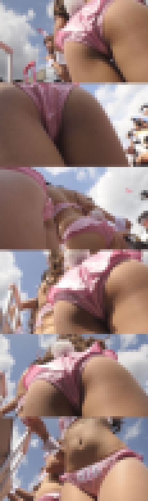 超高画質FHD動画 これがいわゆるコ●ケの闇!ピンクの生パンツ3人組をゼロ距離ローアンNO-1尻接写編 サンプル画像2