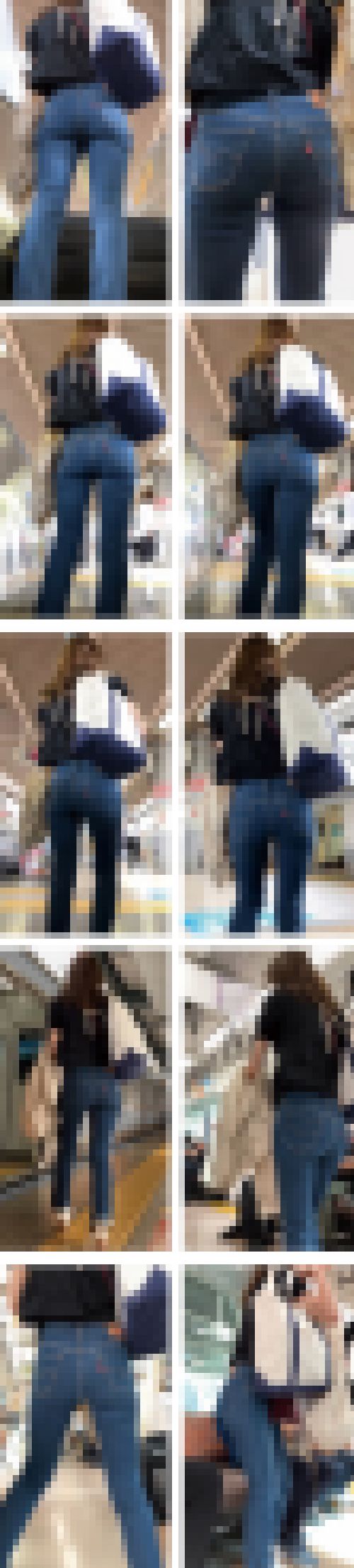Faf16@リーバイスストレートデニム『トリッキーなトップスですがボトムスは安定のリーバイス美尻です!』 サンプル画像1