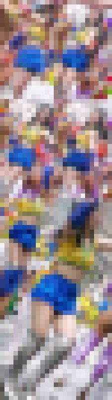 【フェチ動画】神戸2024速報！濡れるロングの黒髪に魅惑的な白い太ももで悩殺する美貌の健康美小女チアコスガール vol.2　サンプル画像1