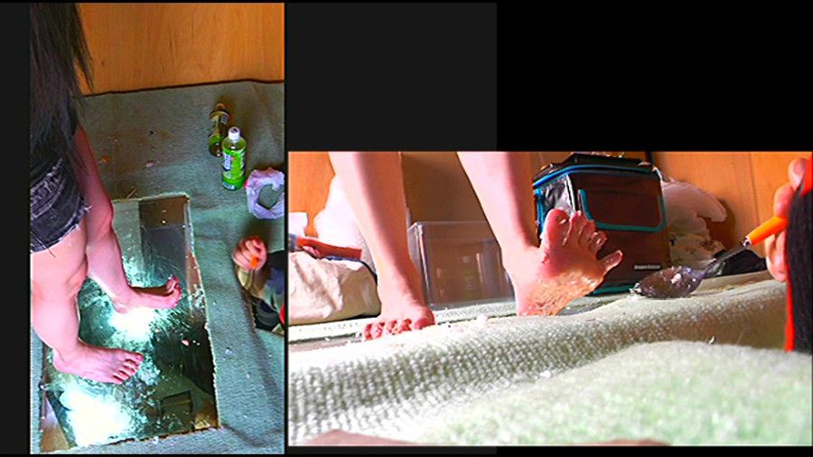 【後編】美希ハイヒールで踏んだ寿司を「完食ドレイ」に食べさせる!　サンプル画像10