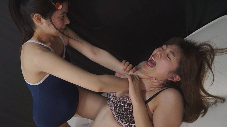 【HD】低身長女子の逆襲 高身長女を首絞め暴行 CASE.03【プレミアム会員限定】　サンプル画像01